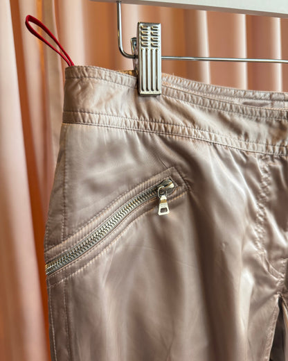 Prada Sport Lilac Satin Cargo Pocket Trousers