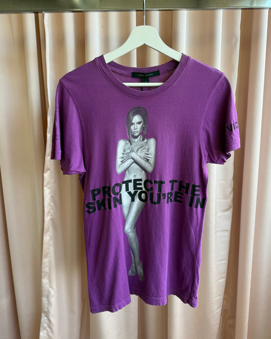 Marc Jacobs "Protect The Skin You're In" Victoria Beckham T-Shirt