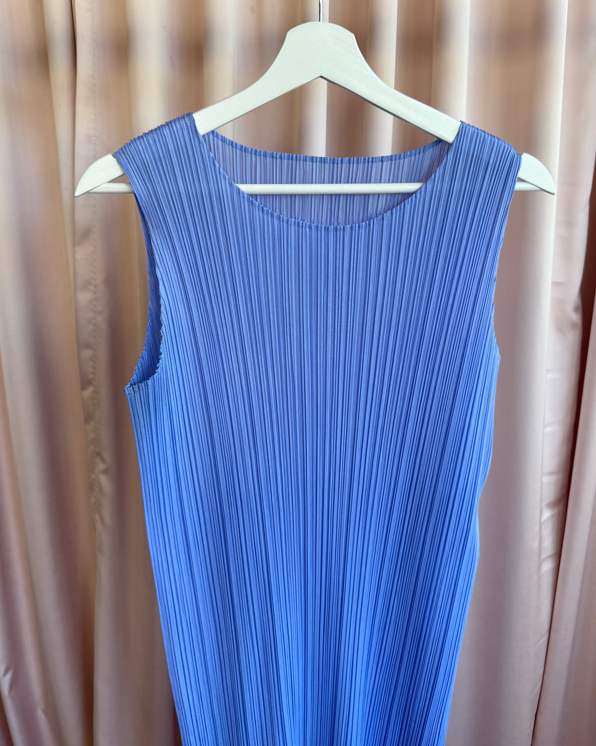 Issey Miyake Pleats Please Lilac Sleeveless Dress