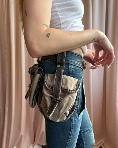 Dsquared² F/W 2004 Cropped Cargo Pocket Denim