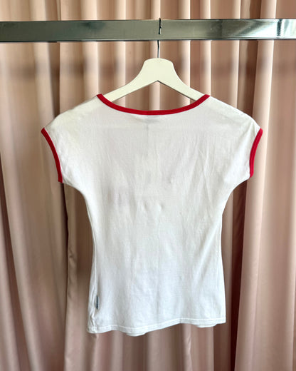 D&G Underwear "Love to Love" Graphic Ringer T-Shirt