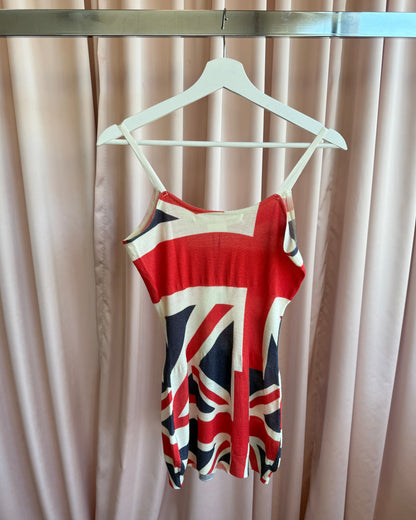 Comme des Garçons S/S 2006 Union Jack Knit Tank Top