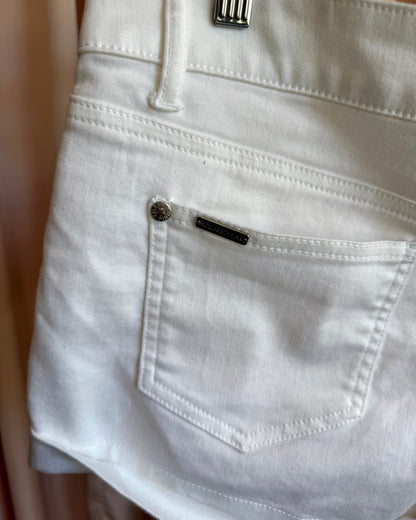 2000's Celebrity Pink Jeans White Mini Shorts
