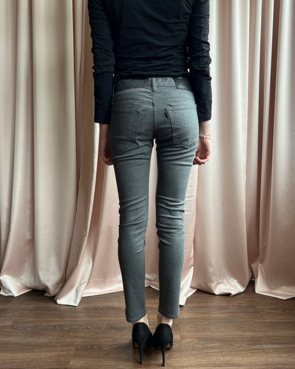 Undercover S/S 2014 "God Dog" Embroidered Grey Pants