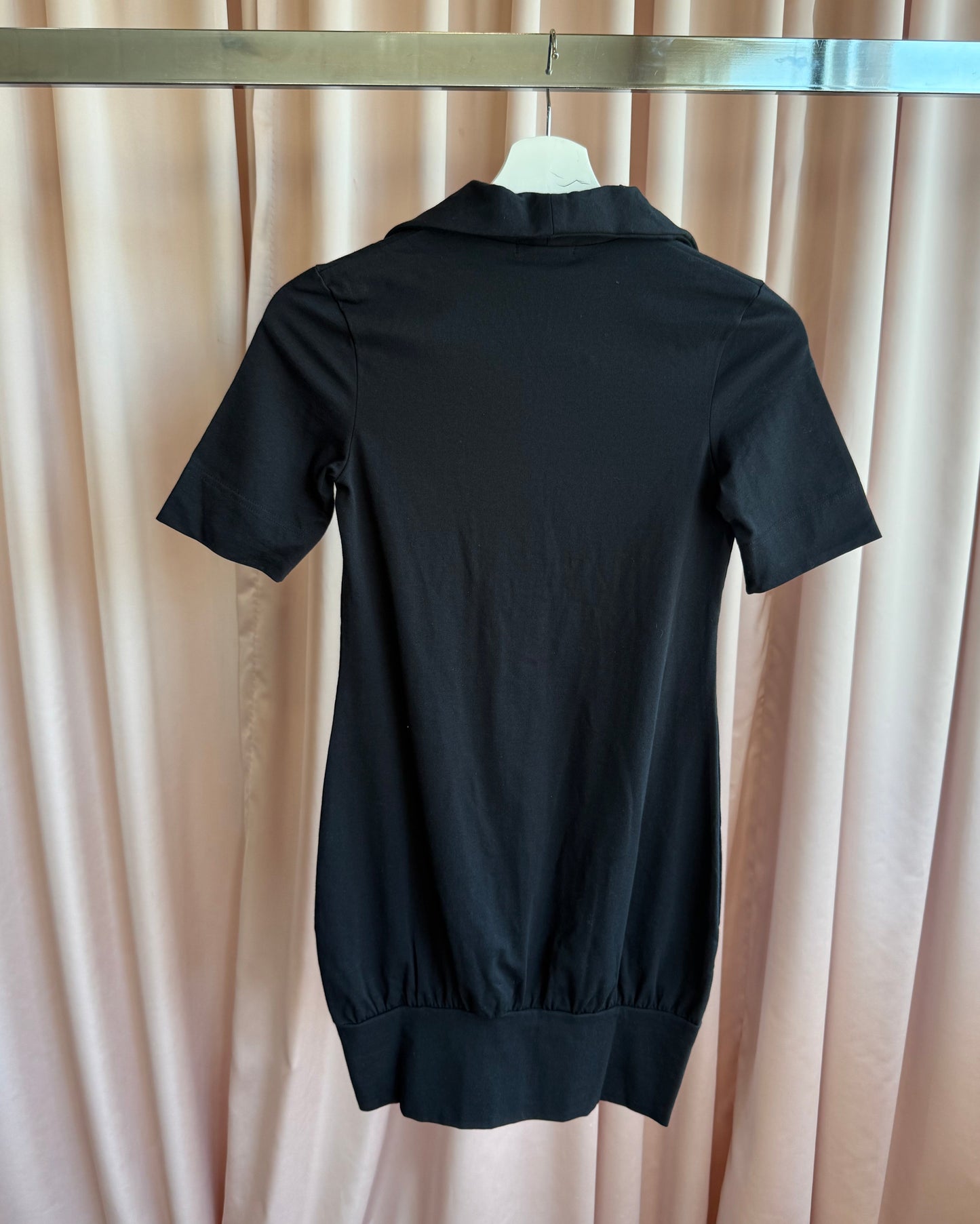 Japanese Brand Sly Deadstock Black Shirt Dress