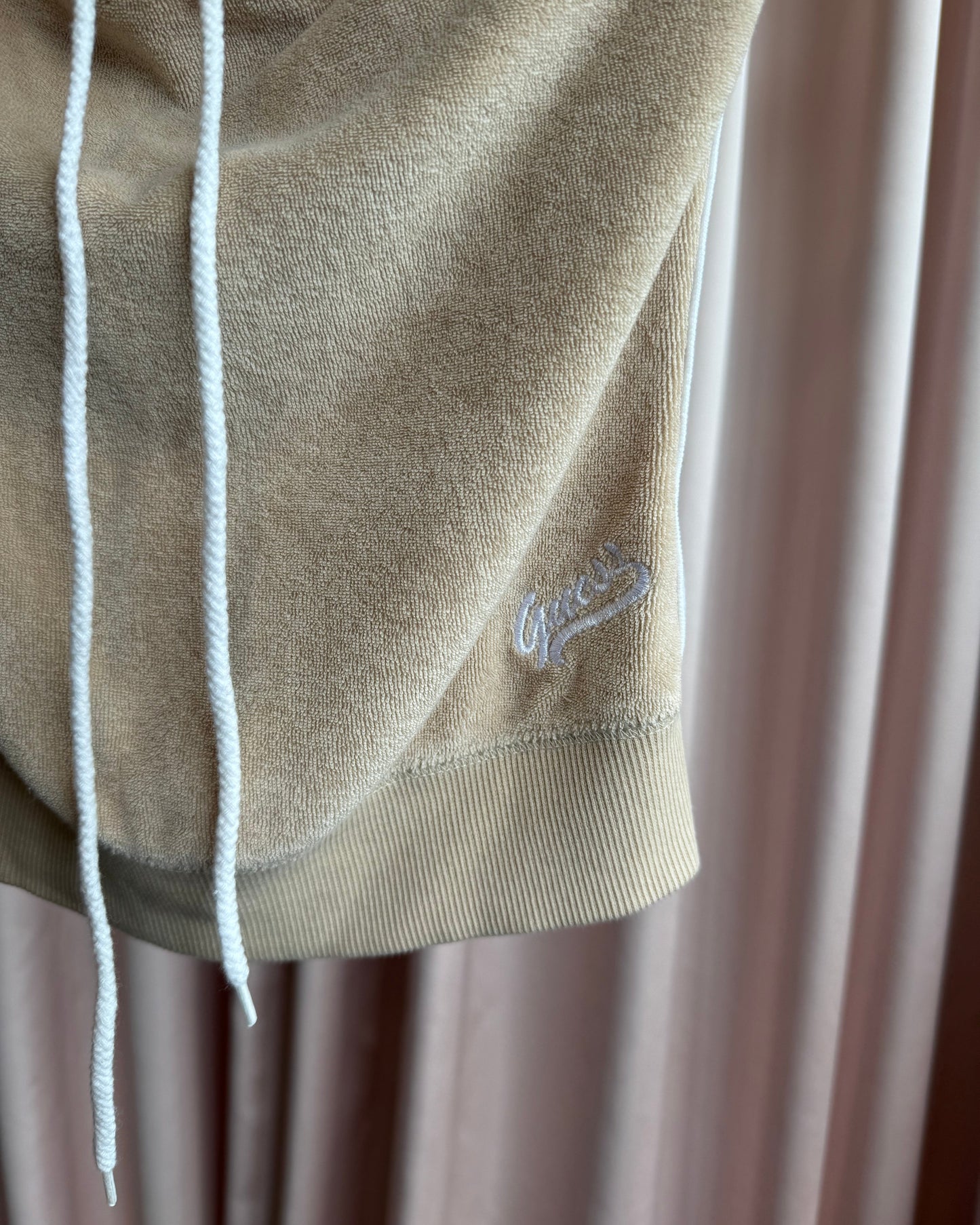 Guess Jeans 2000's Beige Terry Cloth Tube Top