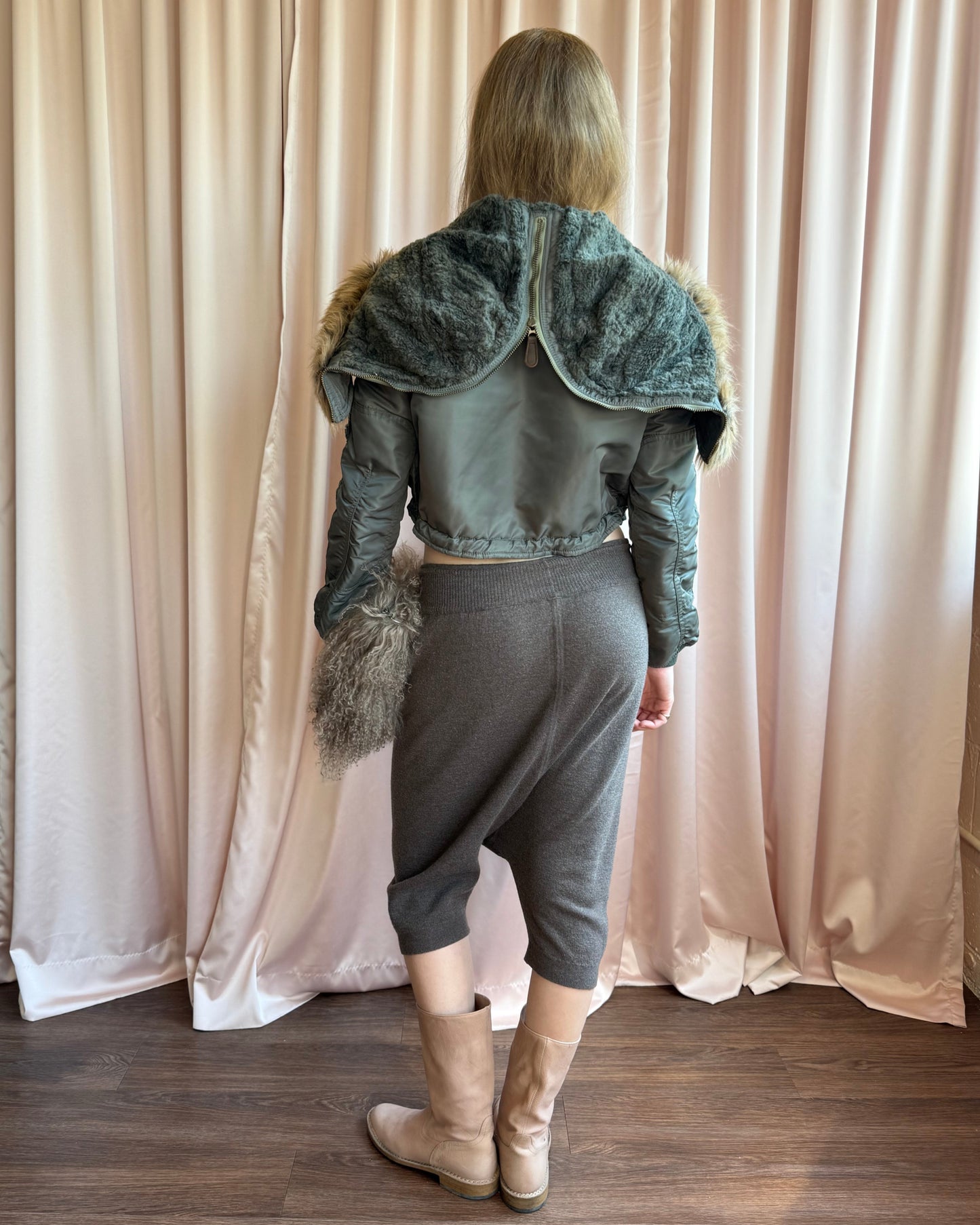 Rick Owens F/W 2016 Mastodon Dust Wool Pod Shorts