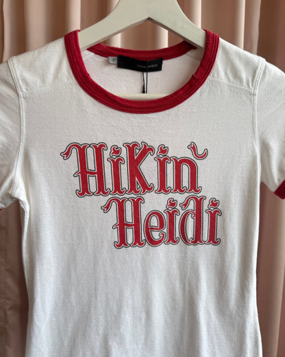 Dsquared² S/S 2004 Runway “Hikin' Heidi" Ringer T-Shirt