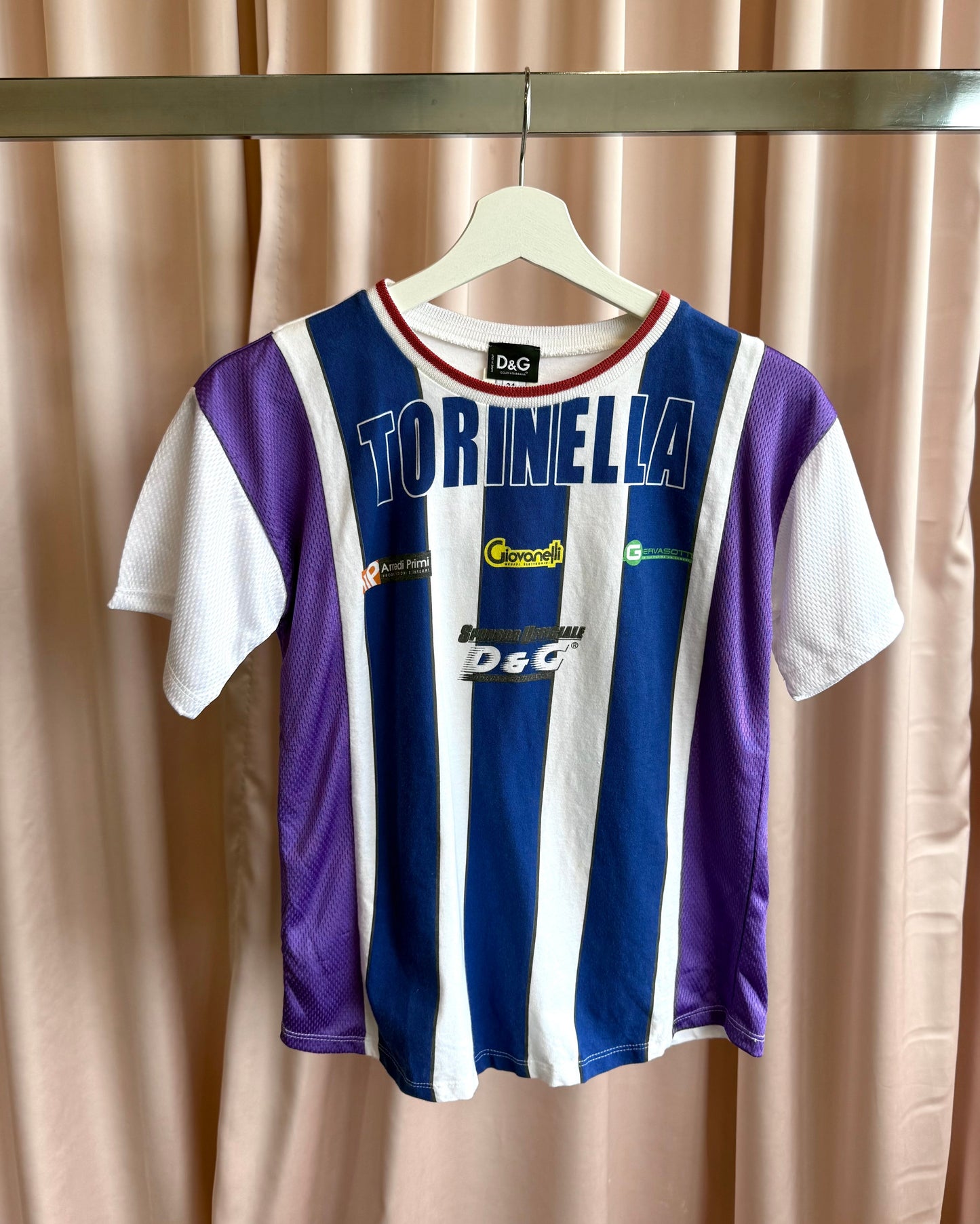 D&G S/S 2004 Runway "Torinella" Short Sleeve Jersey Top