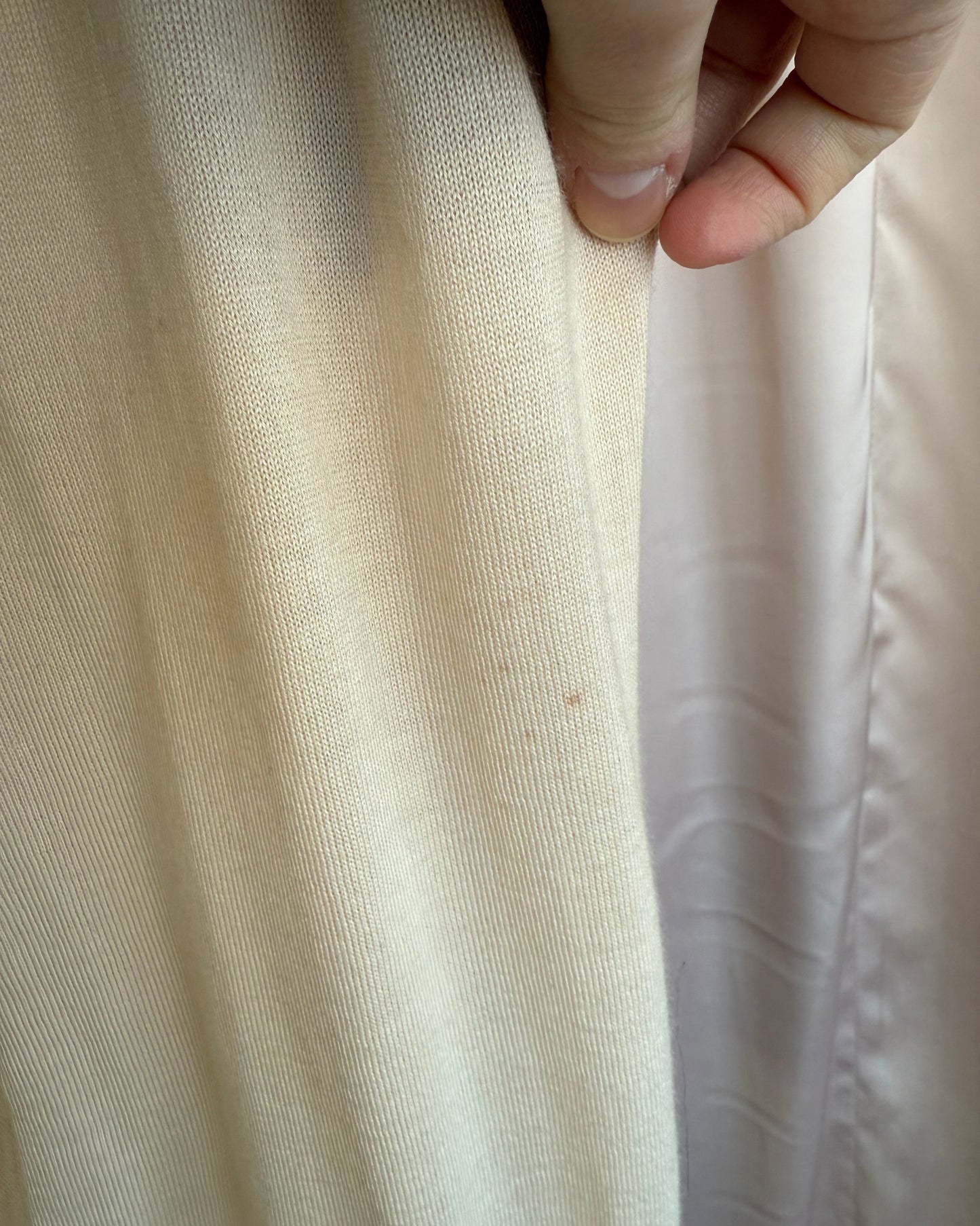Celine 100% Cashmere Knit Low Cut V-Neck Top