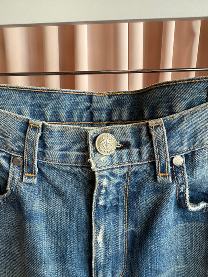 Rag & Bone Distressed Faded Boyfriend Denim
