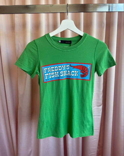 Dsquared² S/S 2005 "Freddy's Fish Shack" Graphic Green T-Shirt