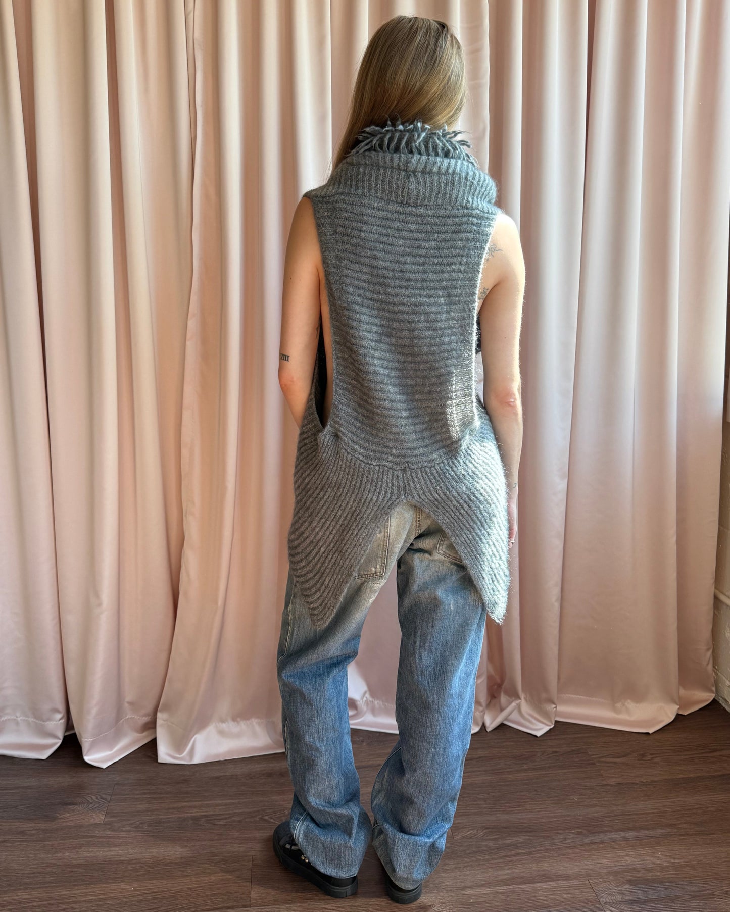 Dolce & Gabbana Distressed Light Wash Denim