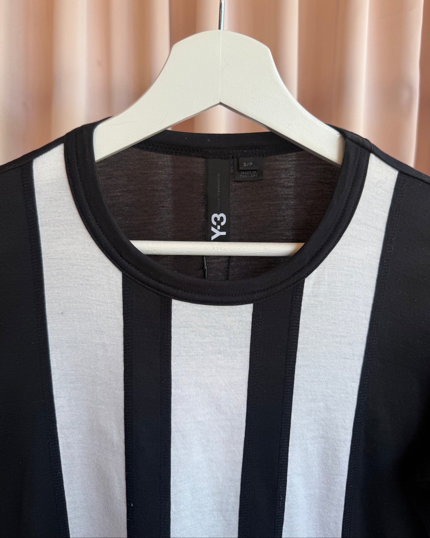 Y-3 Yohji Yamamoto x Adidas S/S 2007 Triple Stripe Black Long Sleeve Top