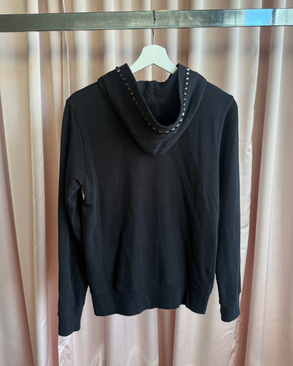 Hysteric Glamour Studded Black Zip Up Hoodie