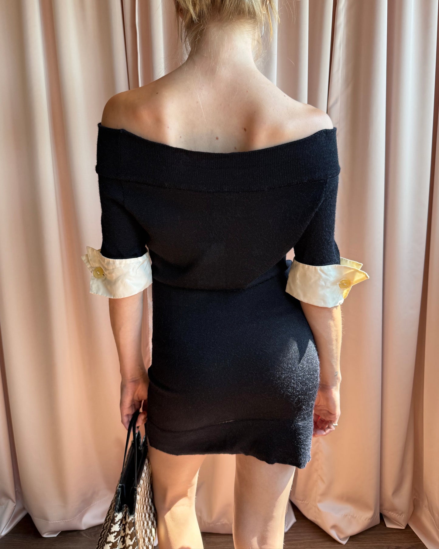 Studio 0001 by Gianfranco Ferre Knit Mini Dress