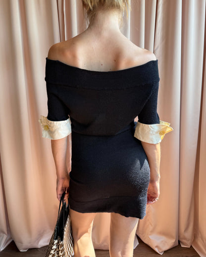 Studio 0001 by Gianfranco Ferre Knit Mini Dress