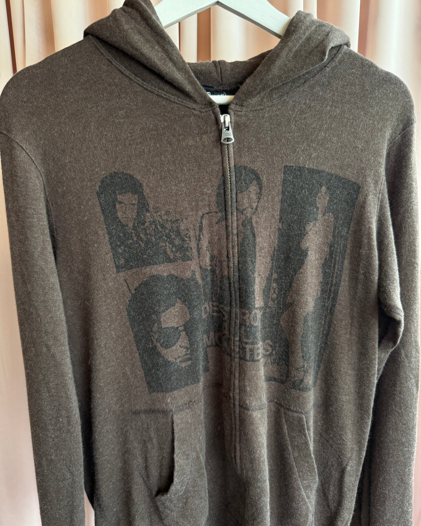 Hysteric Glamour x Destroy All Monsters 2006 Graphic Zip Up Hoodie