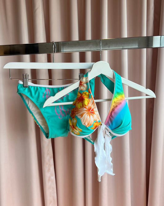 Rainbow Beach Aqua Bikini Set