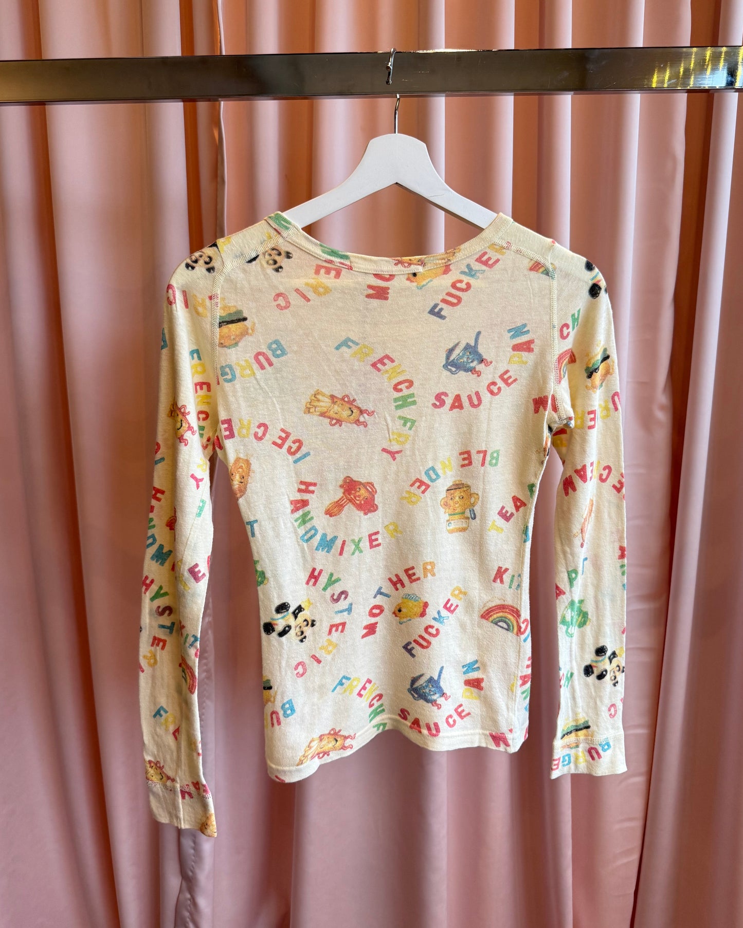 Hysteric Glamour 90's Kitchen All Over Print Long Sleeve Top