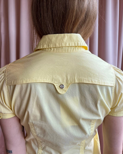 Dsquared² S/S 2006 Baby Yellow Western Top