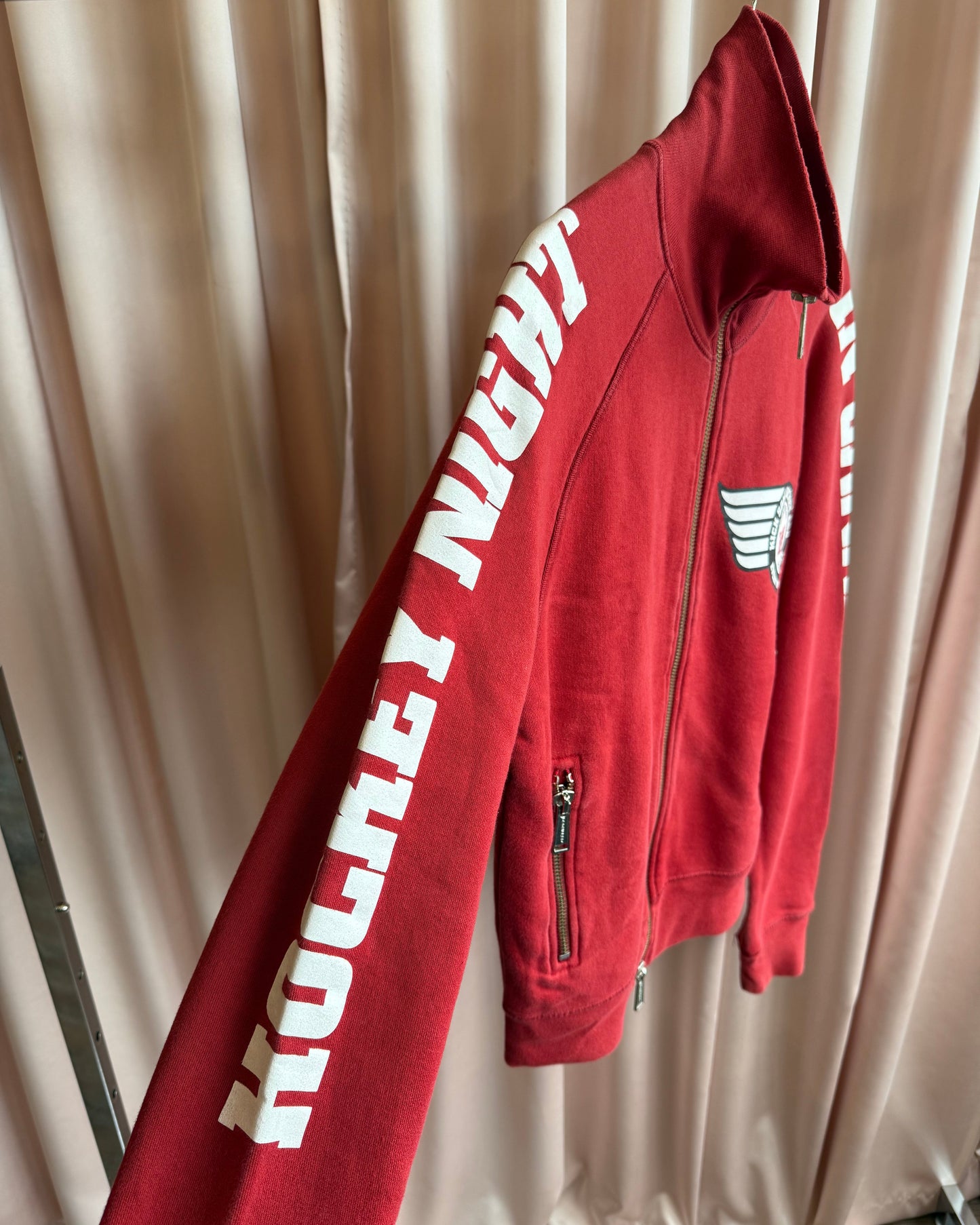 Dsquared² F/W 2004 “Hockey Night" Red Zip Up Sweatshirt