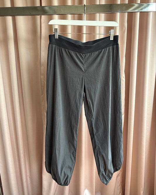 Cop Copine Charcoal Grey Lightweight Cropped Pants
