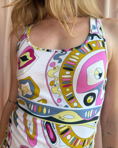 Emilio Pucci 2000’s Era Printed Mini Dress