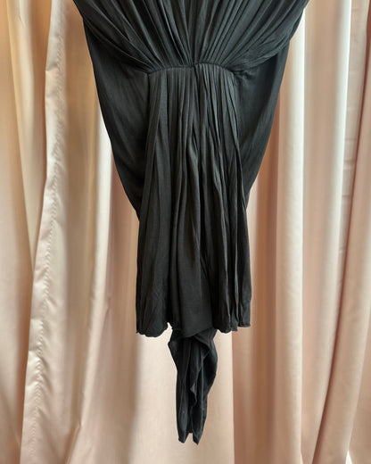 Rick Owens Lilies Sleeveless Draped Mini Dress