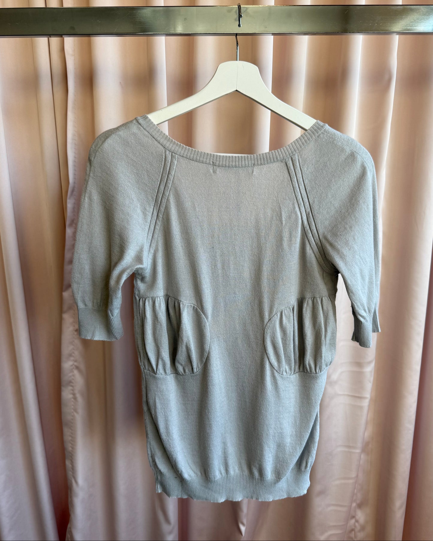 Undercover S/S 2008 "Summer Madness" Grey Knit Short Sleeve Top