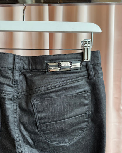 Diesel "Livy-Biker" Black Low Rise Skinny Jeans