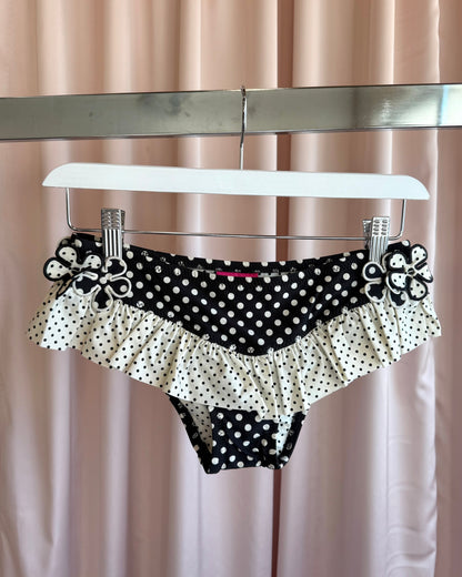 Betsey Johnson Black & White Polka Dot Bikini