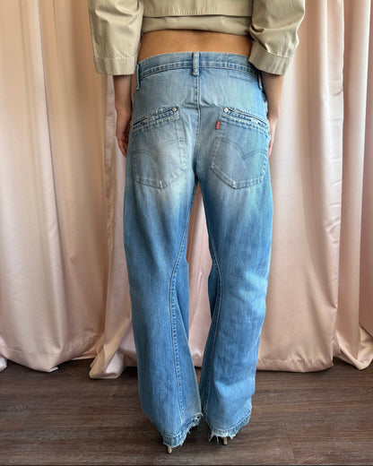 Levi's Engineered Jeans Vintage Faded Distressed Denim (31 x 32)
