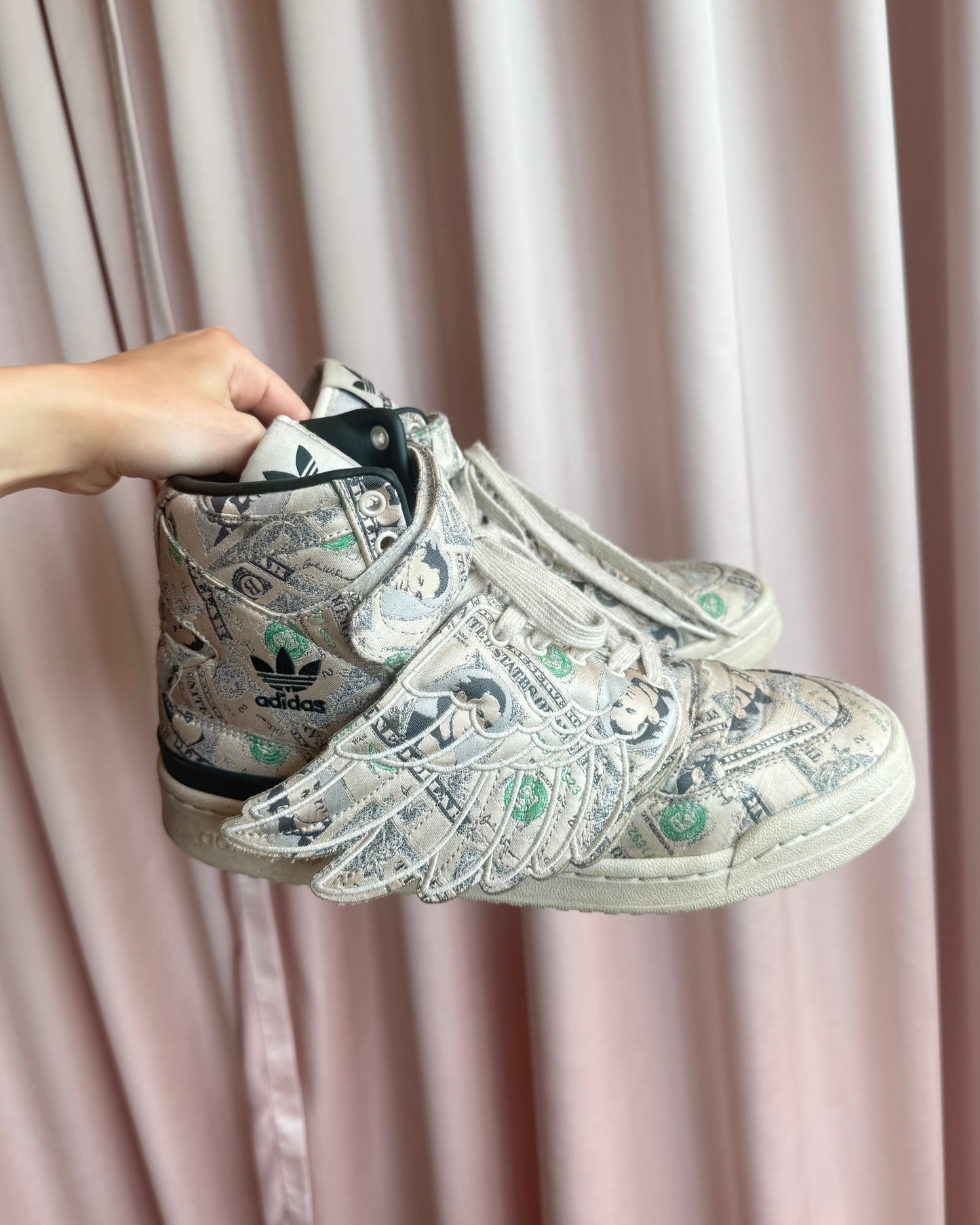 Jeremy Scott x Adidas “Money” Forum High Wings 1.0
