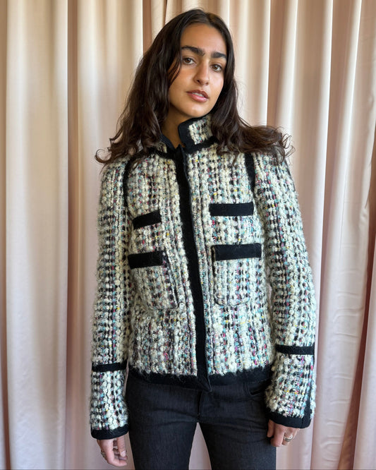 Balenciaga F/W 2007 by Nicolas Ghesquière Tweed Bouclé Jacket