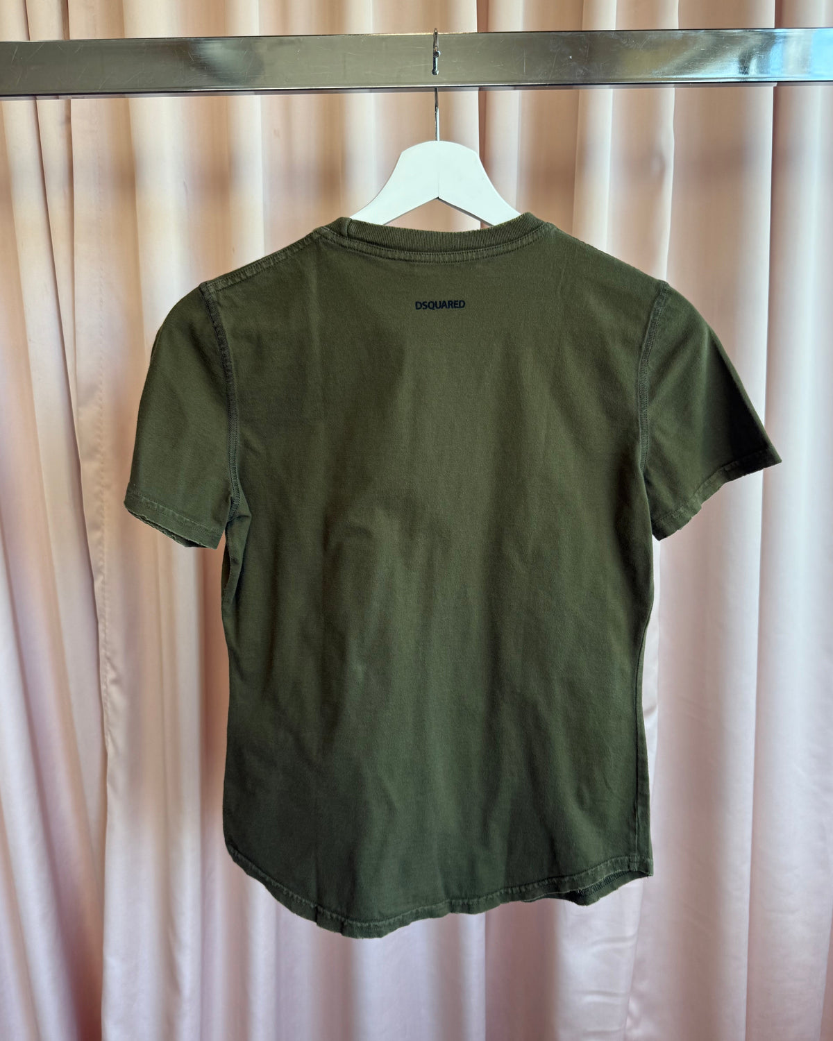 Dsquared² F/W 2005 "Che Jesus" Olive Short Sleeve T-Shirt