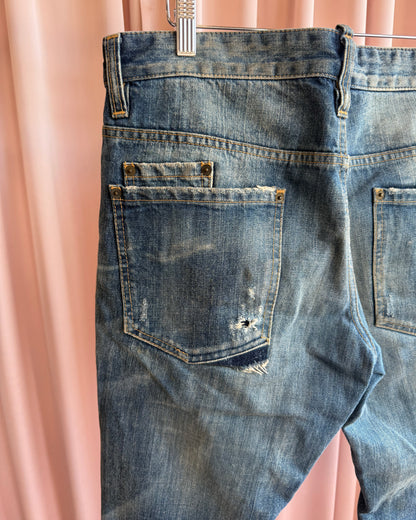 Dsquared² F/W 2007 Distressed Mud Wash Denim