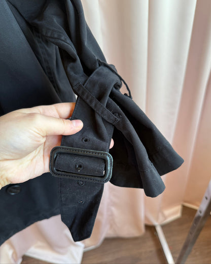 Zucca F/W 2007 Black Cotton 7/8 Sleeve Peacoat