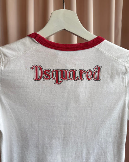 Dsquared² S/S 2004 Runway “Hikin' Heidi" Ringer T-Shirt