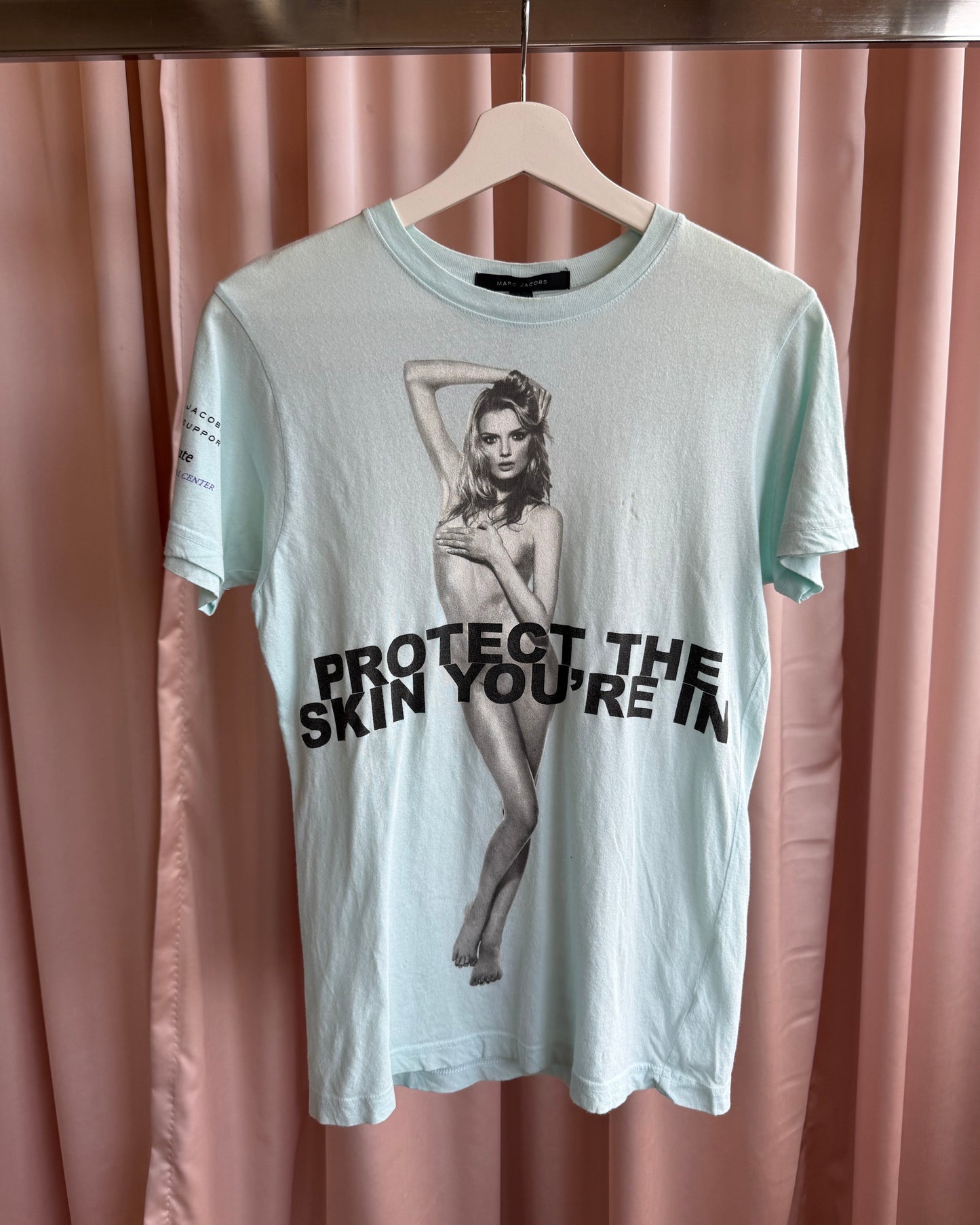 Marc Jacobs "Protect The Skin You're In" Lily Donaldson T-Shirt