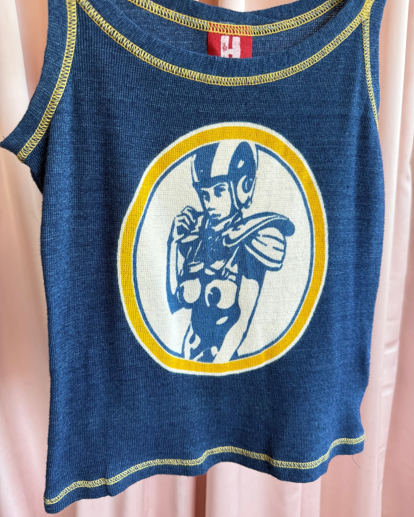 Hysteric Glamour 90's Football Girl Blue Tank Top