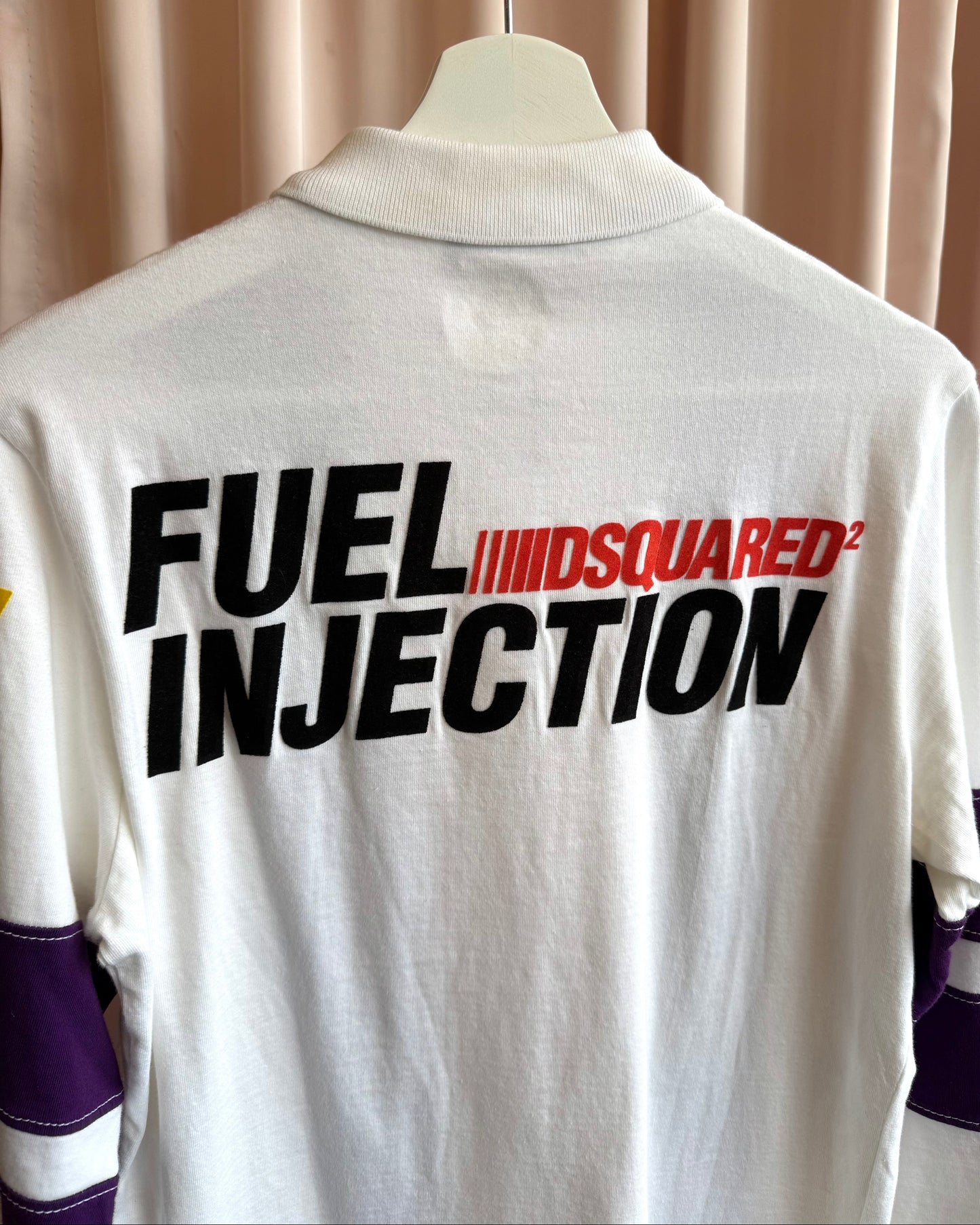 Dsquared² S/S 2008 "Fuel Injection" Long Sleeve Rugby Shirt