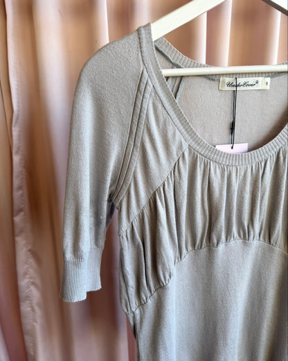 Undercover S/S 2008 "Summer Madness" Grey Knit Short Sleeve Top