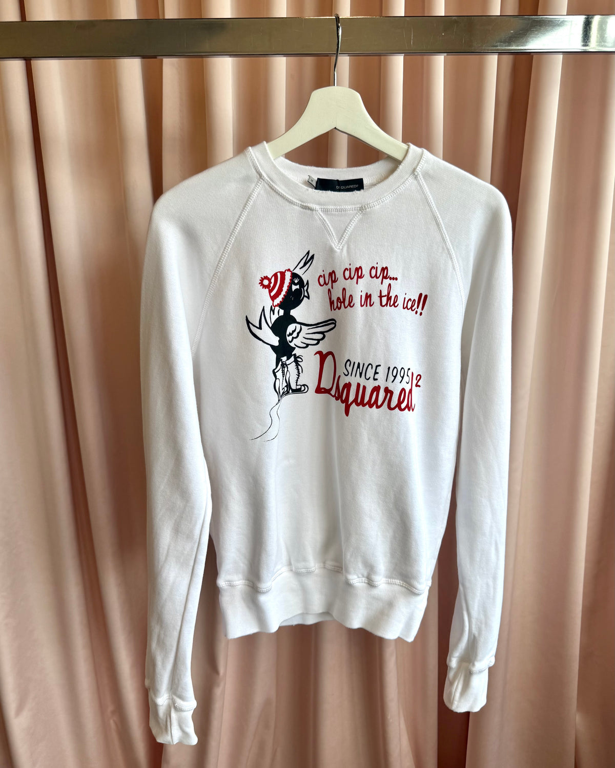 Dsquared² F/W 2008 "Cip Cip Cip" Graphic Crewneck Sweatshirt