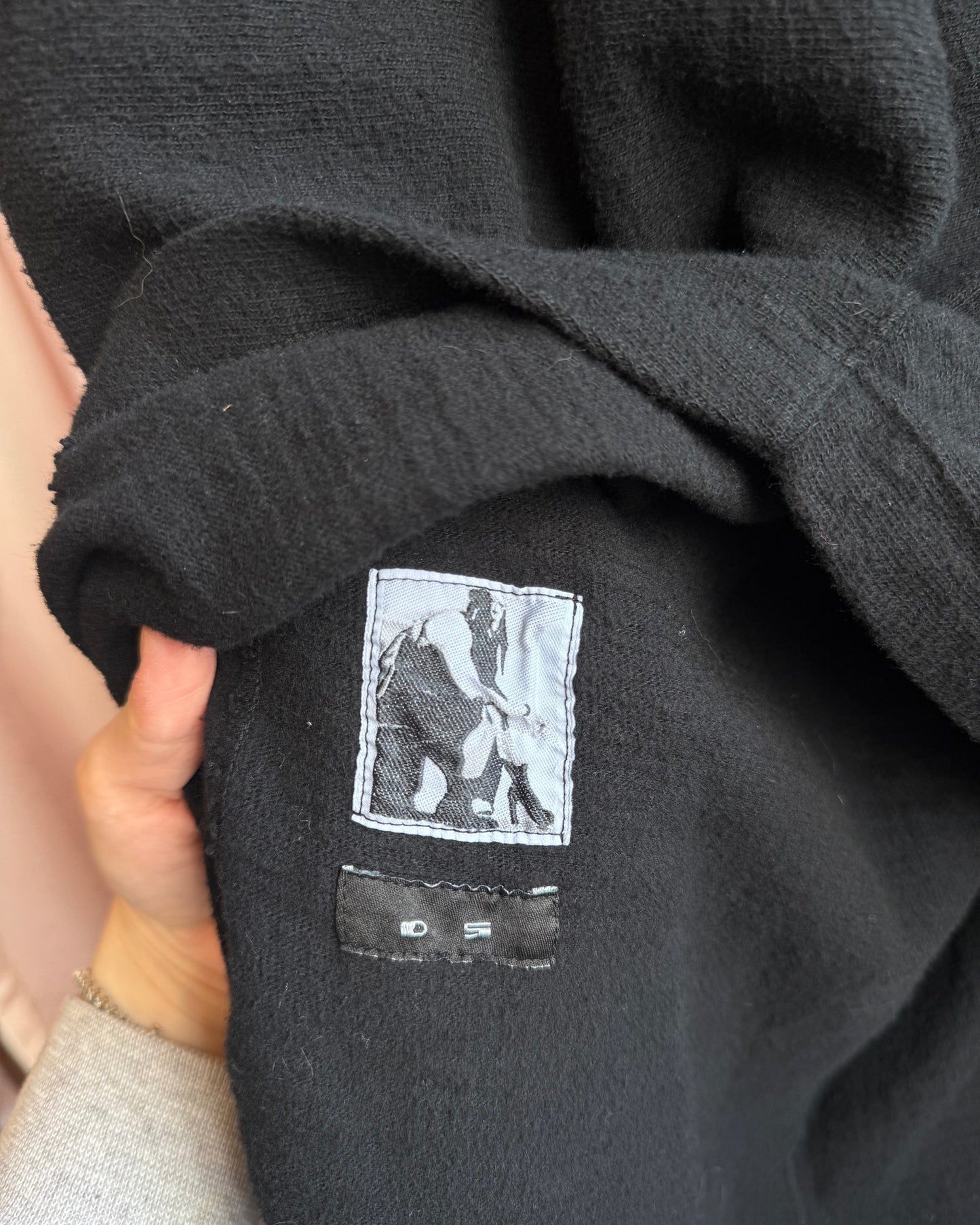 Rick Owens DRKSHDW F/W 16 Black High Low Dress