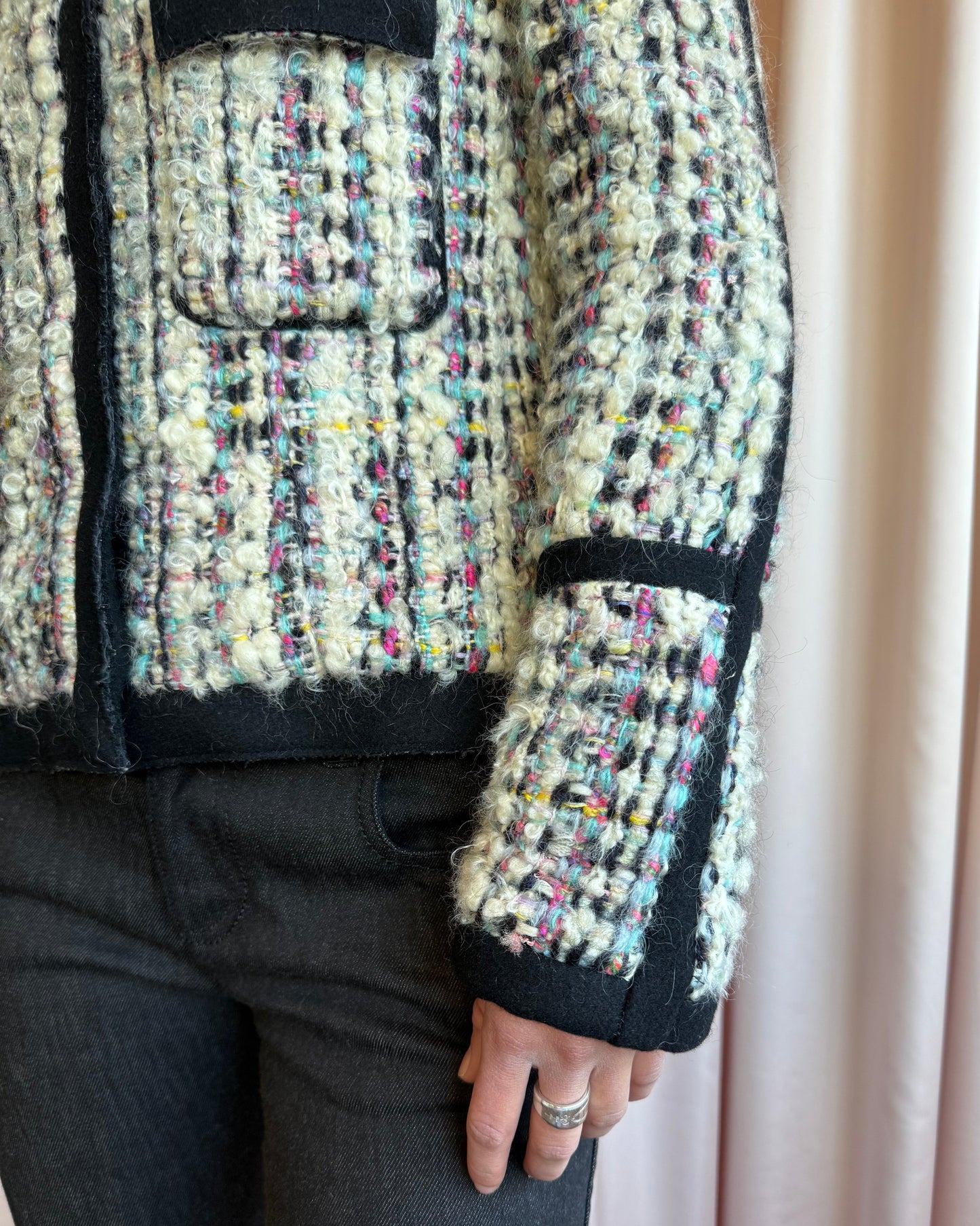 Balenciaga F/W 2007 by Nicolas Ghesquière Tweed Bouclé Jacket