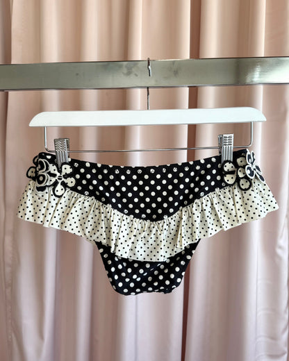 Betsey Johnson Black & White Polka Dot Bikini