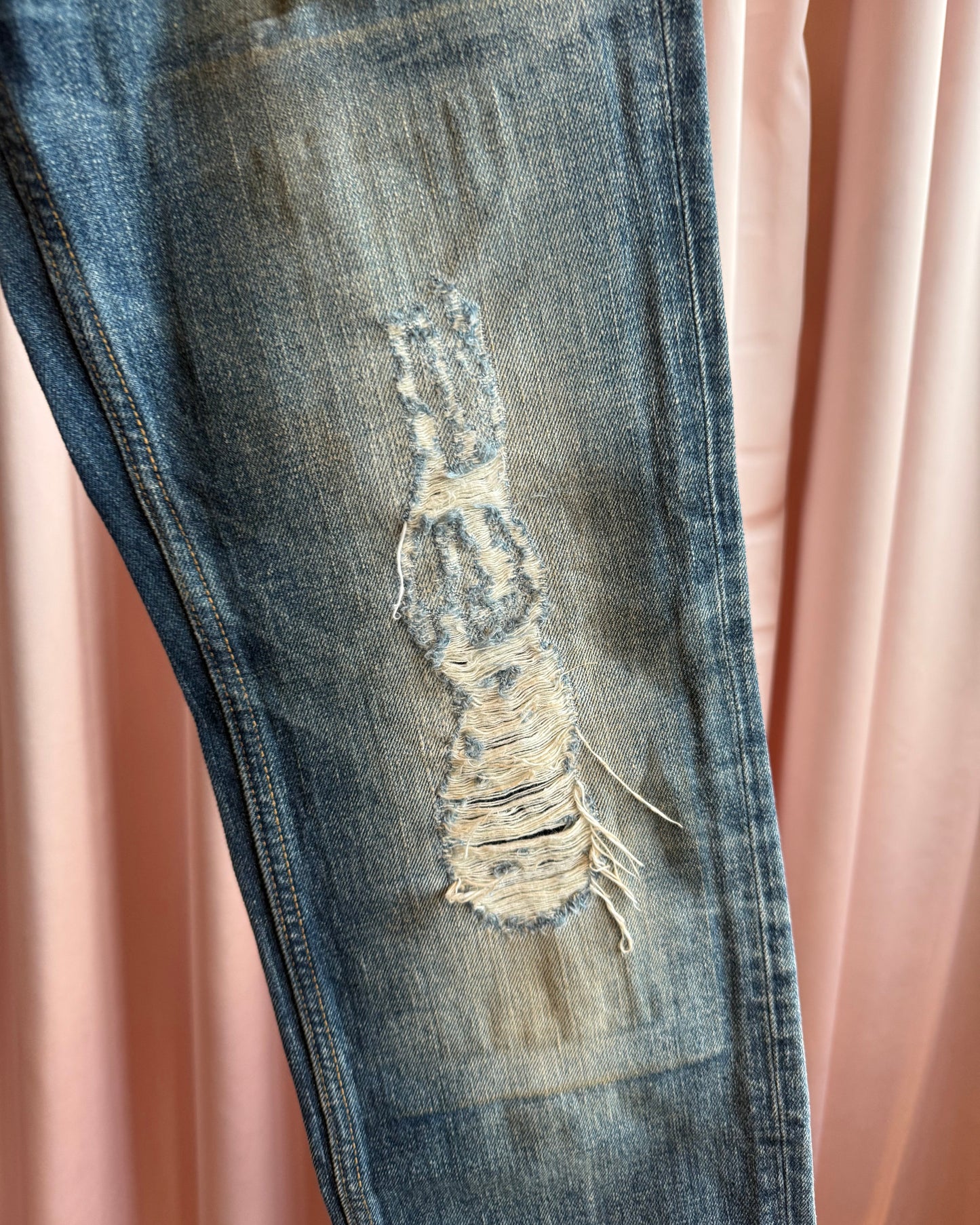 Dsquared² F/W 2007 Distressed Mud Wash Denim