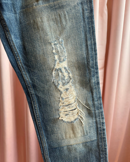 Dsquared² F/W 2007 Distressed Mud Wash Denim