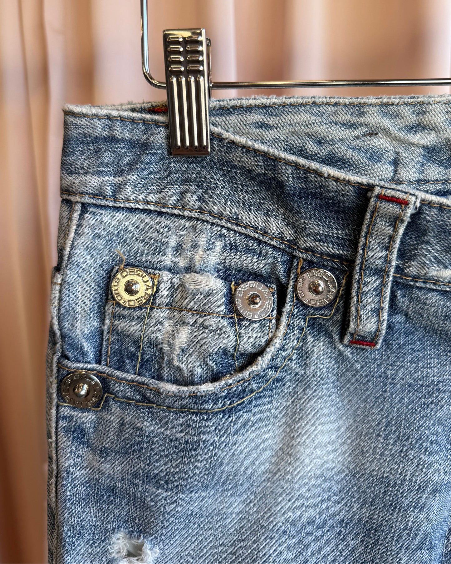 Dsquared² S/S 2006 Distressed Low Rise Denim